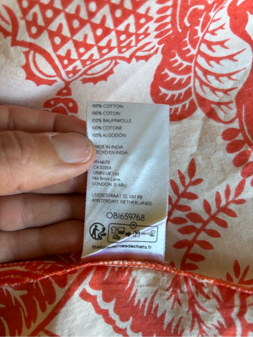Anthropologie Wrap Midi Dress Mixed Print Floral Ruffle Hem Resort Boho M - Picture 7 of 8